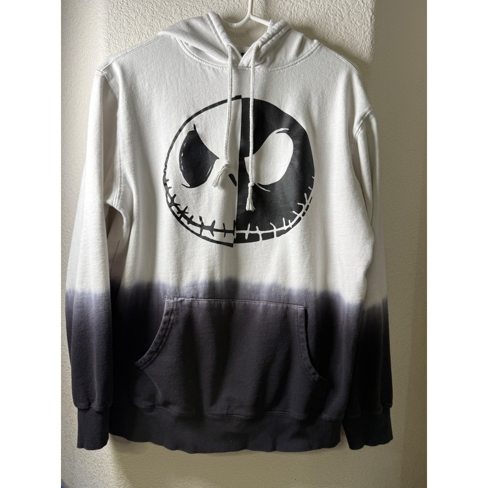 Disney Nightmare Before Christmas Jack Skellington Ombre Hoodie Mens Y2K Grunge